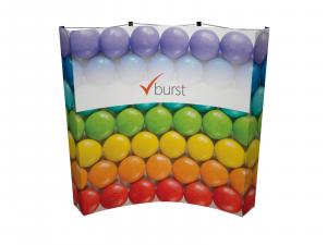 V-Burst 8 ft. Curved Fabric Pop-up